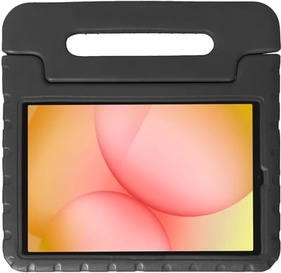 Hoesje - Geschikt voor Samsung Galaxy Tab A11 - Kinderhoes Shockproof Bumper - Kidsproof Case - Tablet Hoes - Kinder Hoes Cover - Zwart