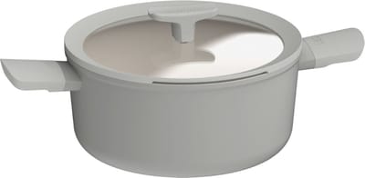 BergHOFF Kookpot antikleef 24cm - Kookpan met deksel 4,4L - Recycled - Balance MM | Leo
