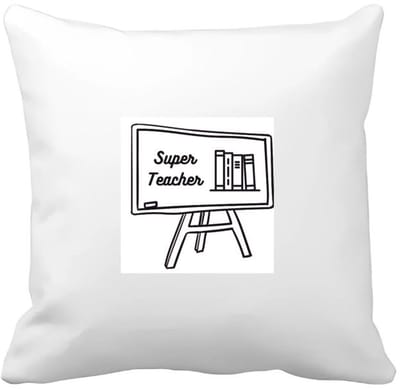 Akyol - super teacher Kussen hoes - Juf - meester - teacher - 40 bij 40 cm