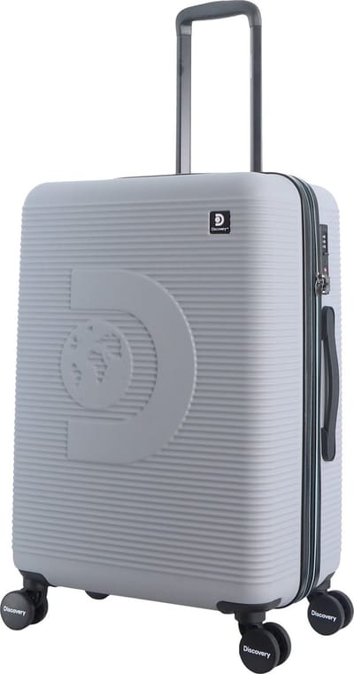 Discovery Eclipse Harde Koffer / Trolley / Reiskoffer - Medium - 68+7 Liters - Grijs - Grijs / Medium