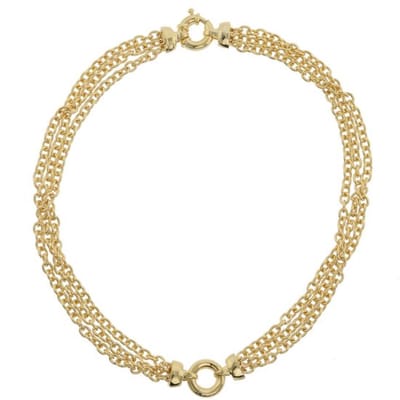 Behave - Ketting - Goud kleur - Klassiek - Dames - Schakelketting - 45 cm