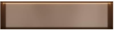 Hotbath &More Inbouwnis - 30 x 120 x 10 cm - Frameless - met LED-verlichting - Tuscan Bronze