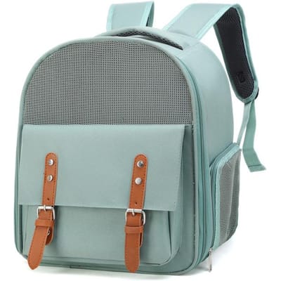 Sac pour chat Sac pour animal de compagnie Chat animal de compagnie Extérieur Portable Épaule Respirant Ouverture latérale Grand espace Nouveau style 39*32*25cm gray