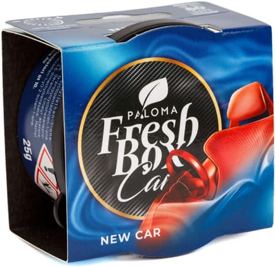 Auto Luchtverfrisser voor Bekerhouder - Paloma Fresh box - Nieuwe auto - 25 g 1 Stuks [P20200]
