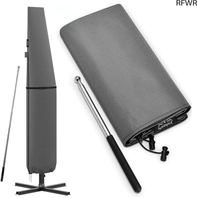 RFWR® Universele Beschermhoes voor Zweefparasol Ø350cm met Telescopische Stang