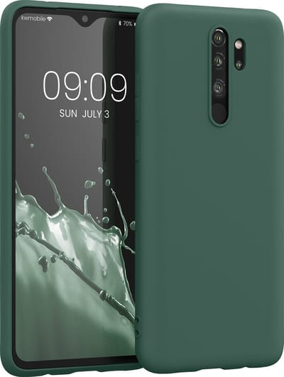 kwmobile telefoonhoesje geschikt voor Xiaomi Redmi Note 8 Pro - Hoesje voor smartphone - Back cover in dennengroen