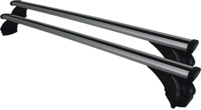 Dakdragers geschikt voor de Peugeot 5008 glad dak 2009 t/m 2017 met fixpoints - Aluminium - Hoog laadvermogen 100kg - Wingbar Grijs - Merk Farad