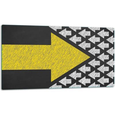 TMK ArtDeko - Snijplank - Glas - 52x30cm - Hoge Kwaliteit