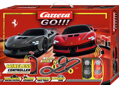 Carrera Go!!! Racebaan - GO!!! Supercars Ferrari SF-90 XX Stradale - Draadloze Bediening 5,3m