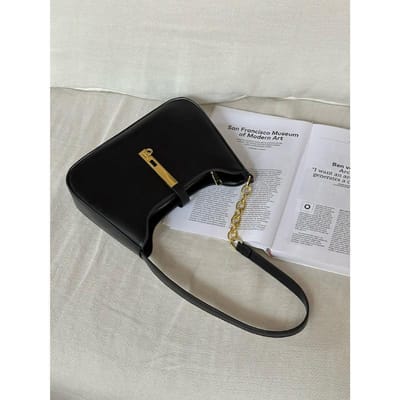 Koreaanse Niche Design Tas voor Vrouwen Nieuwe Textuur Hand Armholte Tas Ins Veelzijdige Mode Schoudertas black