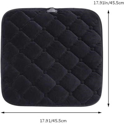 Verwarmd Autostoelkussen USB Verwarmd Autostoelkussen Winter Comfort Stoelkussen met Antislip Onderkant grijs