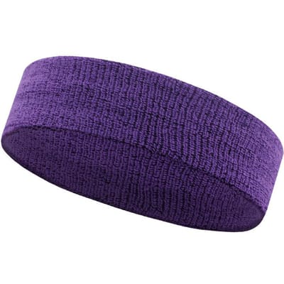 Aolikes 1Stuks Zweetbanden Sport Hoofdbanden Perfect Voor Mannen en Vrouwen Badstof Zweetband Voor Tennis Hardlopen Basketbal Werkmodus Uit