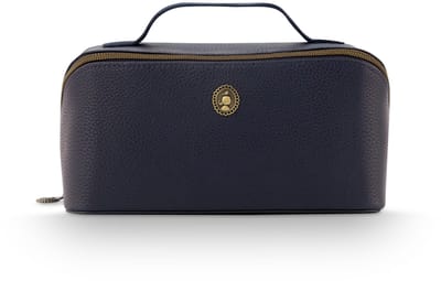 Pip Studio - Cyrille Make-up Tasje Dames - Toilettas - Blauw - 11x5x22cm
