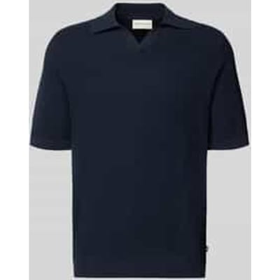 Tom Tailor - Gebreide trui met polokraag - Maat XL - sky captain blue