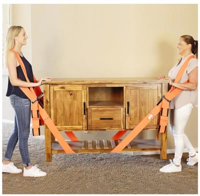 Dailygoods - HENGBIRD Tragegurten voor verhuizing 2 personen draagriem, transportriem, hefgordel voor ergonomisch en eenvoudig tillen van voorwerpen en meubels, draagriemen voor dagelijks gebruik met meubels