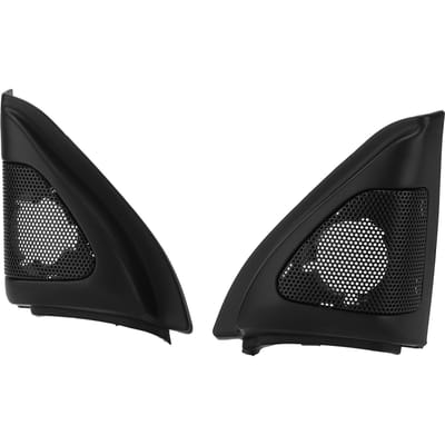 Paar Deur Luidspreker Cover Audio Tweeter Trim Zwart Vervanging voor Corolla 2003‑2006