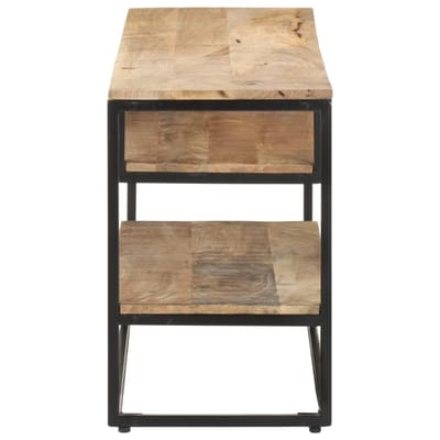 vidaXL - Tv-meubel - 130x30x45 - cm - ruw - mangohout