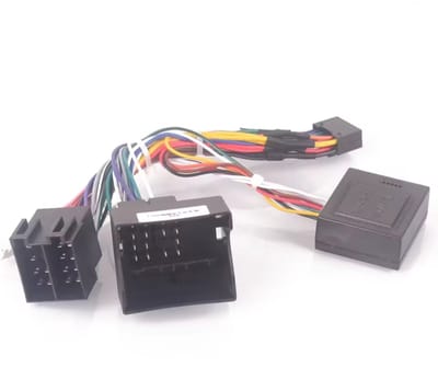 Iso kabelset met canbus decoder voor Carplay en autoradio | Geschikt voor o.a. Opel Astra H, Corsa D, Vectra C, Combo, Antara, Zafira, Meriva, Vivaro, Tigra 2001-2013 | kabel stekker adaptor connector Quadlock aansluiting adapter verloopstekker |