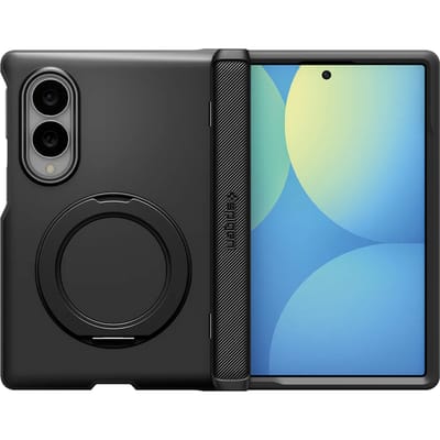 Spigen Hoesje Geschikt voor Samsung Galaxy Z Fold 8 Ultra - Slim Armor Pro S MagFit - Back Cover Compatibel met MagSafe / Qi2 - Kickstand Standaard - Scharnier Bescherming - Case Zwart
