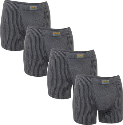 Gentlemen - 4 heren boxershorts 703001 - antraciet - maat XXL