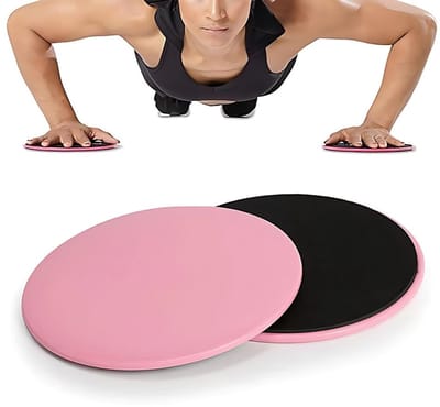 JHUBERS- Glijschijven 2 Stuks - Dubbelzijdige Oefenglijschijven - Fitness Sliders - Duurzaam ABS-Materiaal - Lichtgewicht en Draagbaar - Multifunctioneel voor Training