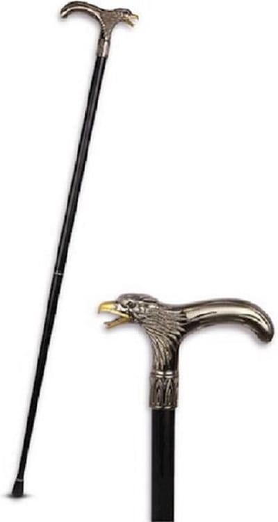 Wandelstok - Aluminium - Vogel als handvat