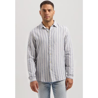 Dstrezzed Ds-dore Shirt Lt. Blue Maat: S | Longsleeves Outlet | Heren | Blauw