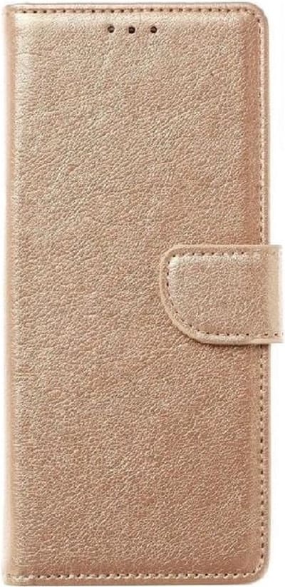 LuxeBass Hoesje geschikt voor Xiaomi REALME X50 5G hoesje book case goud - telefoonhoes - gsm hoes - telefoonhoesjes