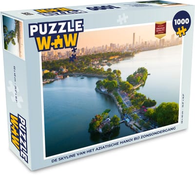 Puzzel Hanoi - Brug - Water - Legpuzzel - Puzzel 1000 stukjes volwassenen