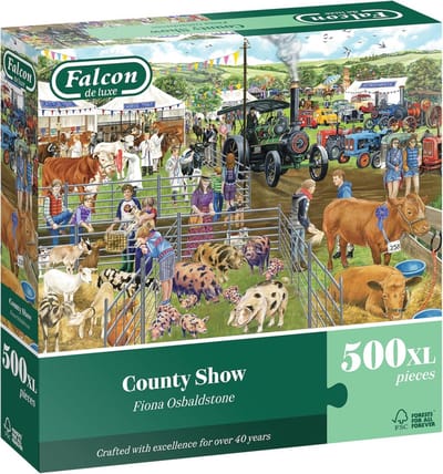 Wielerwedstrijd Puzzel van 1000 Stukjes – Legpuzzel van het Britse Platteland