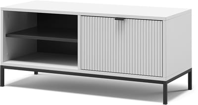 Vicco Schoenenbank Eliza, Wit, 100 x 45 cm met vouwdeur