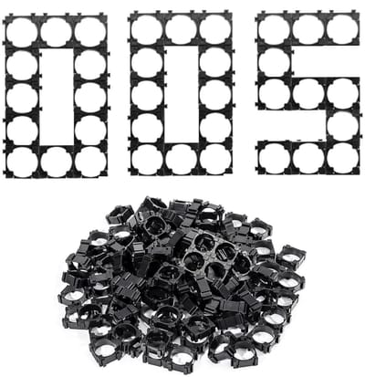 200 Stuks Li-ion Batterijhouders voor 18650 Batterijen, Cylindrische Houder voor DIY Projecten en Accu's