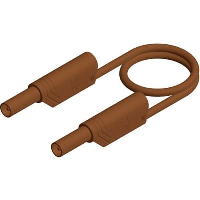 Hirschmann Test & Measurement MLS WS 200/2,5 Veiligheidsmeetsnoer Banaanstekker 4 mm Banaanstekker 4 mm 2.00 m Bruin 1 stuk(s)