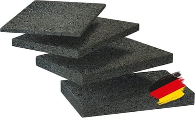 Terrastegels 90 x 60 x 3 mm - Hoogwaardige Rubbergranulaat Onderlegplaten voor Terras en Balkon