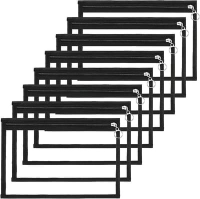 Ritssluitingszakken - Opbergzakken PVC - Spullen Organiseren - Transparant Waterdicht Materiaal - 25 x 20.5 cm - Transparant