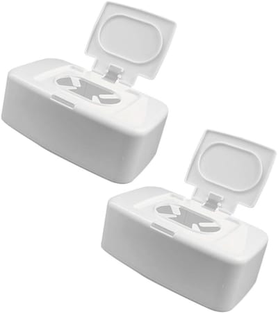 Dispenser Vochtige Doekjes - Houders Babydoekjes - Hygiënisch Opbergen - Navulbaar Compact Ontwerp - 17 x 10.5 x 6 cm