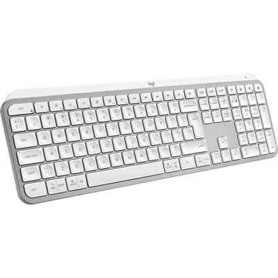 Logitech MX Keys S Pale Grey - US - Toetsenbord - Engels (US international) - Grijs