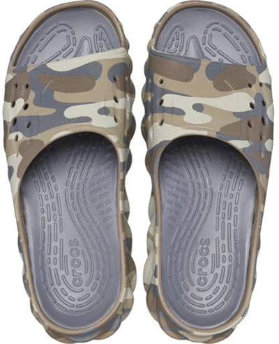 Crocs Echo Camo Redux Slide Charcoal Maat 43/44 US M10/W12