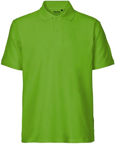 Men's Classic Polo met korte mouwen Lime - XS