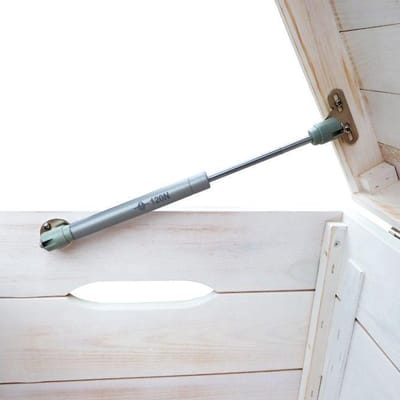 1 stuks - Gasveer voor Klep - Gaslift - 120N - Totale Lengte 270 mm - Draagvermogen 10-12 kg - Staal - Telescopische Kastdeur Gasveer - Hydraulische Ondersteuning - Deurliftdemper voor Kastdeur of Klep - Meubel montageonderdelen