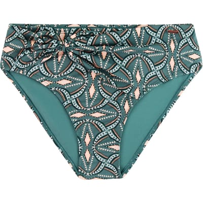 Protest MIXWraps - Bikini broekje Dames - Normale pasvorm - Normale pasvorm - Hoge taille - Volledige dekking - Groen
