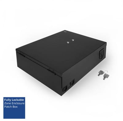 ACT Afsluitbare zone enclosure patch box 8 slots voor fiber en koper