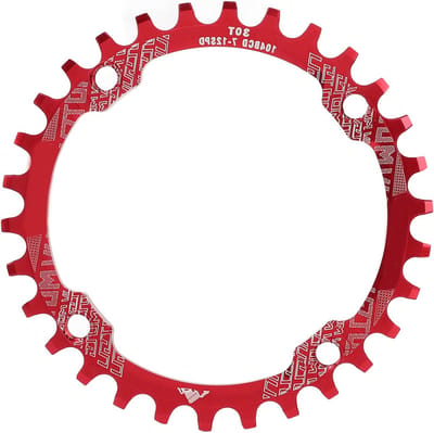 Narrow Wide 30T Kettingring voor Mountainbike, Racefiets, MTB en BMX - Rood, Lichtgewicht en Duurzaam