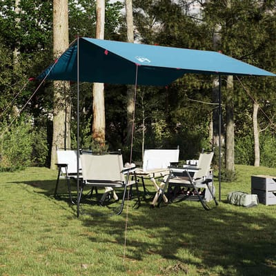 vidaXL - Kampeerluifel - waterdicht - 300x294 - cm - blauw