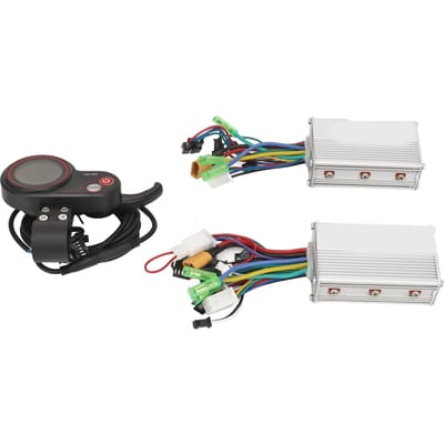 Borstelloze Motorcontroller 24V 36V 48V 500W 25A LH100 LCD-Display Dubbele Aandrijving Controller Kit voor