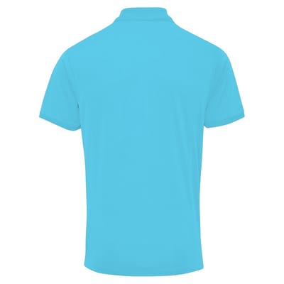Premier Heren Coolchecker Pique korte mouw Polo T-Shirt (Turquoise)