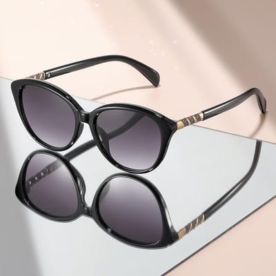 Les nouvelles lunettes de soleil Style œil de chat à petite monture, Élégantes et Intemporelles, présentent un design Minimaliste avec des ornements semblables à des diamants