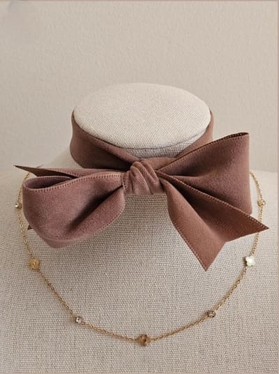 Cliste Couture - Emily Clover Necklace - Sieraden - Vrouwen Ketting - Goudkleurig - Ketting Dames - Ketting - Cadeau voor vrouwen