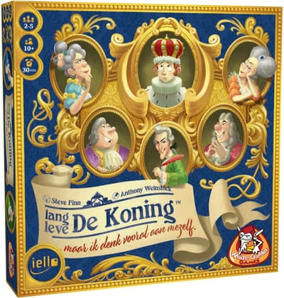 White Goblin Games - Lang Leve de Koning - Bordspel