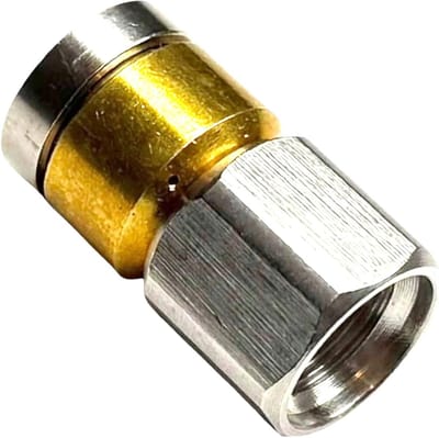 Pijpreinigingsmondstuk Roterend - Afvoerreiniger Sproeikop - Verstopte Leidingen Reinigen - 1/4 Inch Binnendraad - Maat 080 - Zilver
